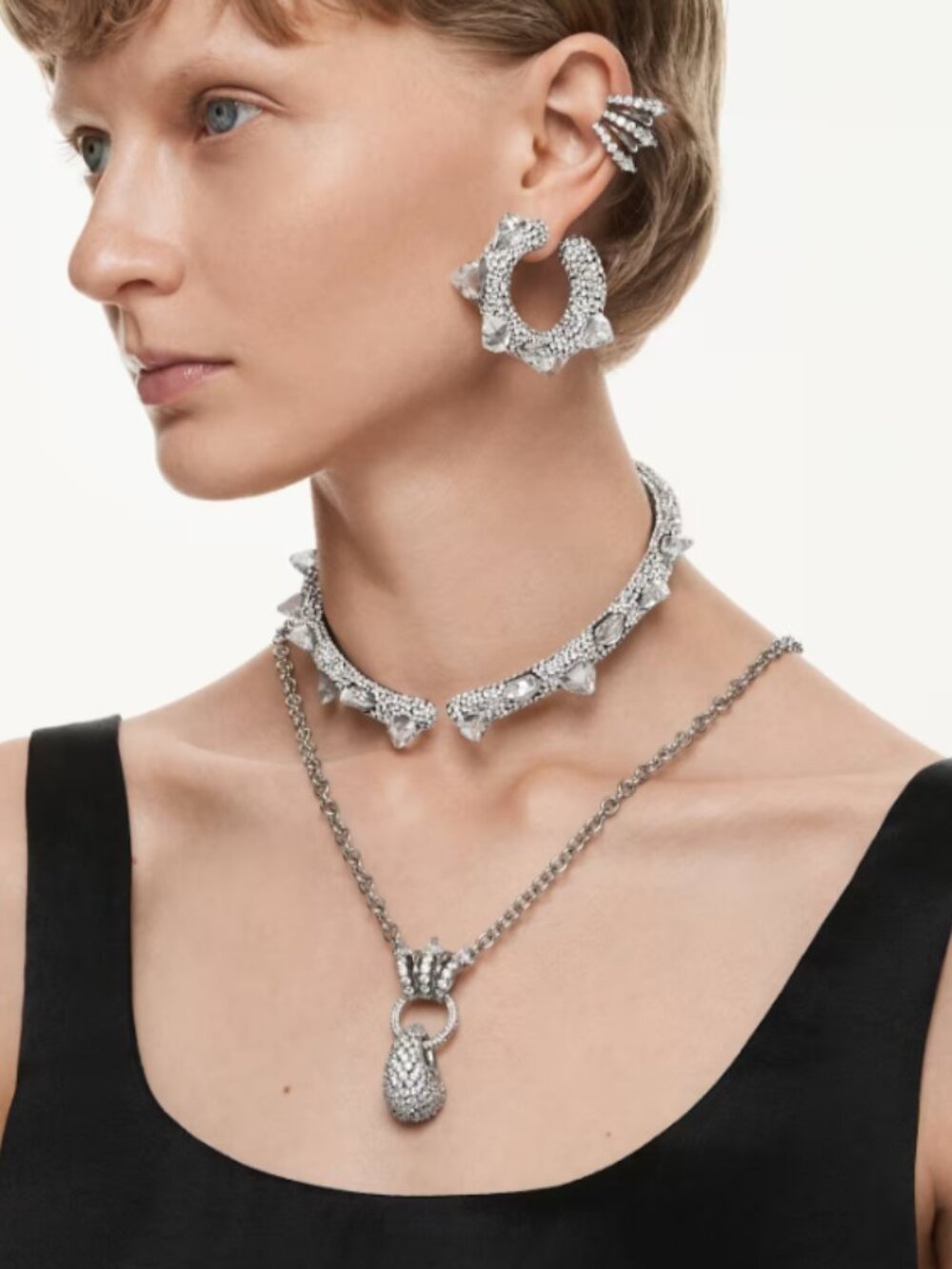 Swarovski Clear Crystal Sublima Choker - Picture 8 of 8